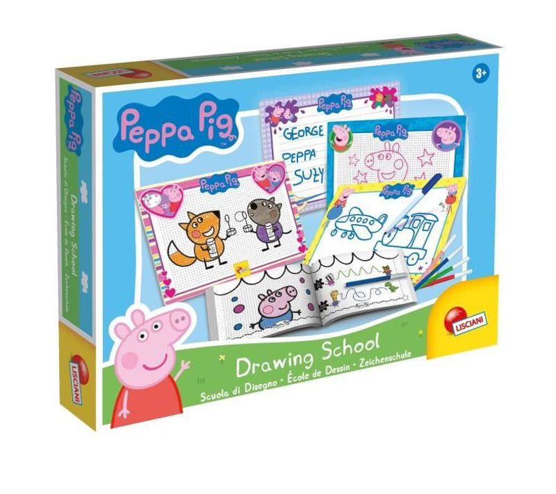 Ecole De Dessin - Peppa Pig Drawing School - Pour Apprendre à Dessiner - Lisciani