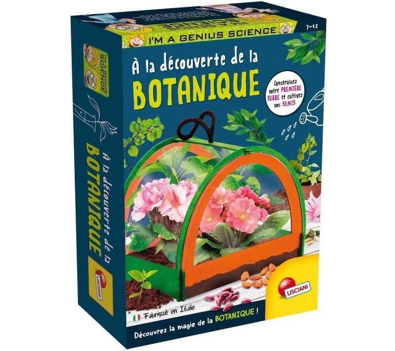 Mini-serre En Bois à Monter - Kit Botanique Éducatif 7-12 Ans