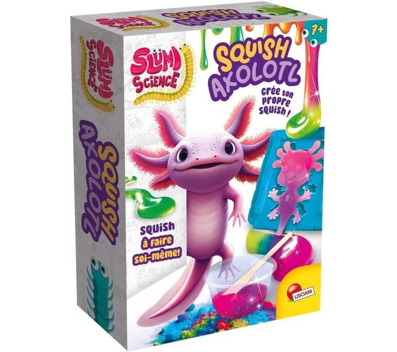 Pocket Axolotl - Kit Scientifique Enfant 8+ : Moule Axolotl et Polymère Squishy