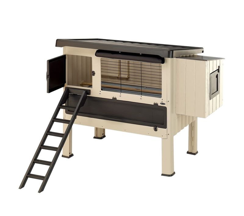 Poulailler Happy Farm 120 Plastique Beige 57320000