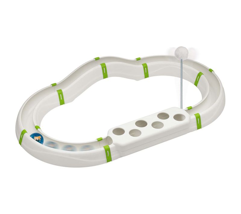 Jouet Pour Chat Circuit De Divertissement Labyrinth Blanc
