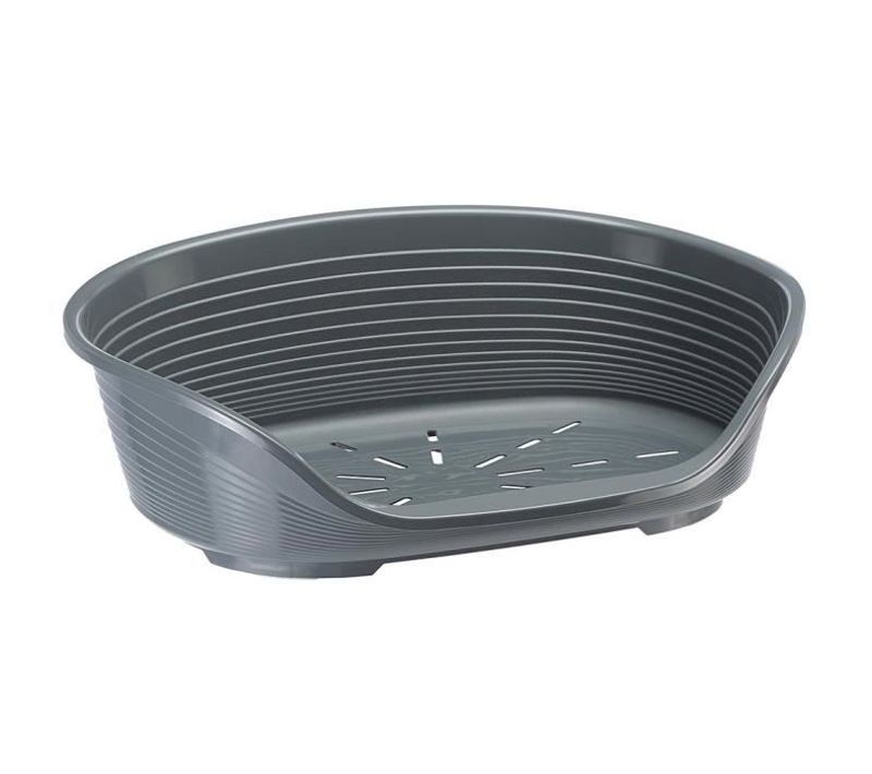 Corbeille Siesta Deluxe 8 - 82x59,5x25 Cm - Gris Foncé - Pour Chien Et Chat