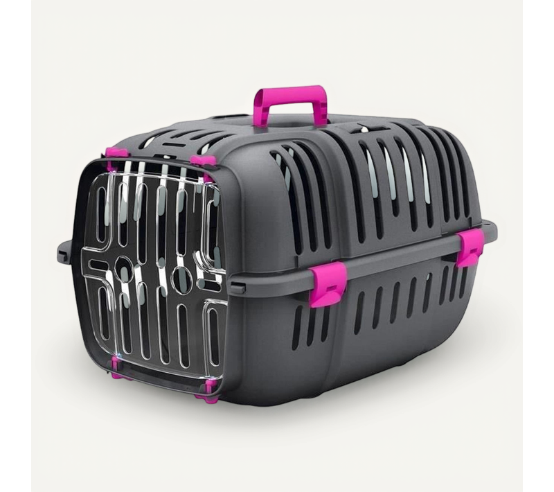 Jet 10 Transporteur Plastique Pour Chats Et Petits Chiens - 32x47x29 Cm, Jusqu'à 5 Kg