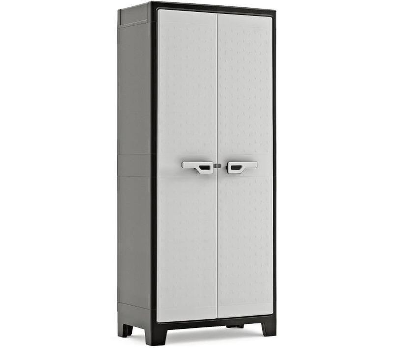 Armoire Haute Résine Titan 182 X 80 X 44 Cm - 5 Étagères Verrouillable