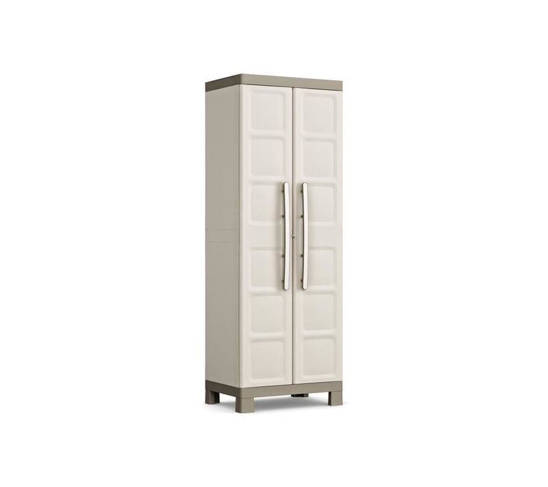 Keter Armoire Utilitaire Excellence - Beige Et Taupe - 65 X 45 X 182 Cm