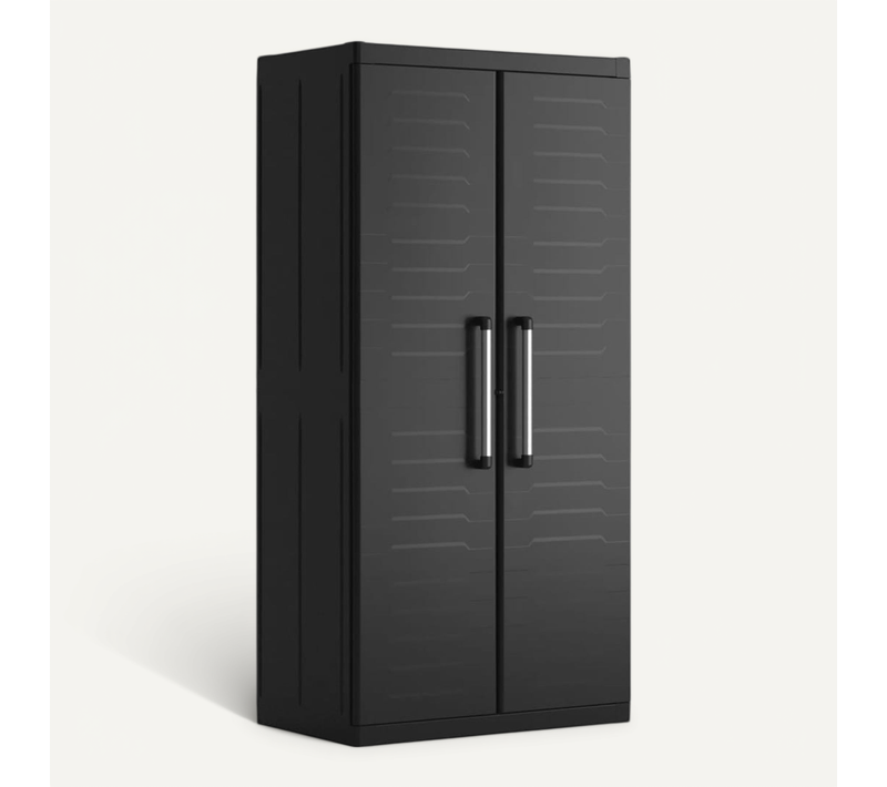 Armoire De Rangement Haute Detroit XL Noir