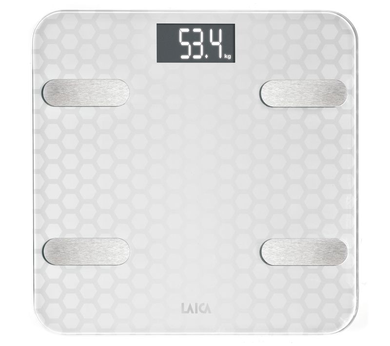 Pèse-personne Électronique Bluetooth Avec Calcul De La Composition Du Corps, Blanc