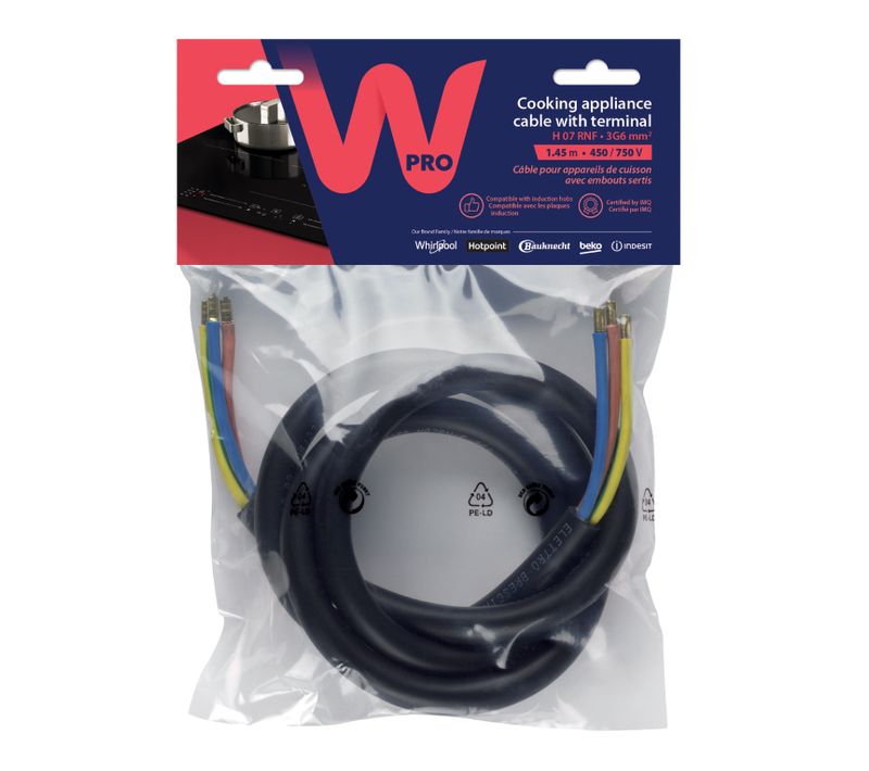 Câble électrique WPRO CAB 360/1 3G6 spéc induction