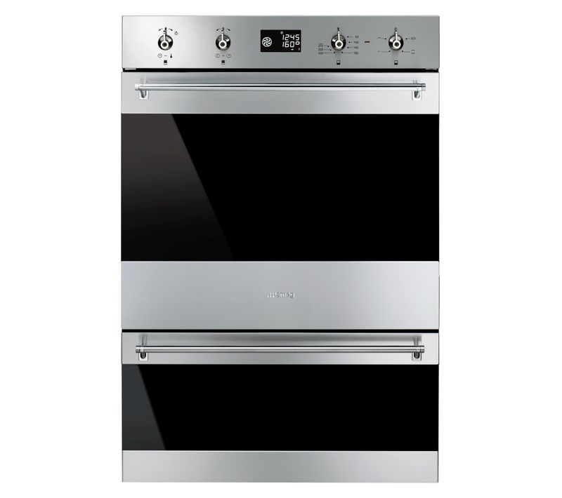 Four encastrable SMEG DOSP6390X Double four Inox