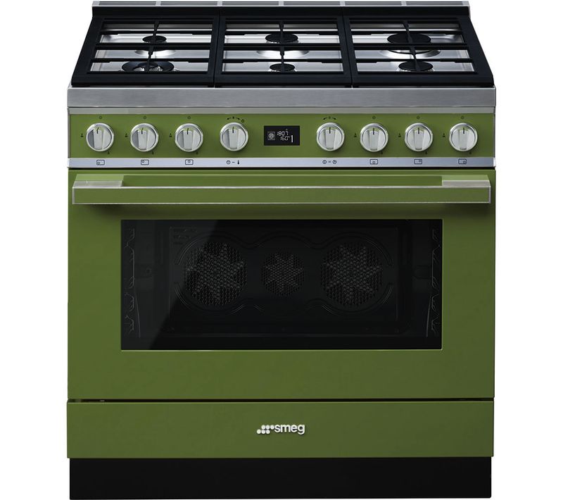 Piano de cuisson SMEG CPF9GPOG gaz vert olive