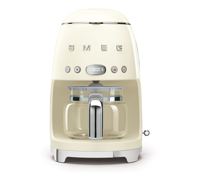 Cafetière Filtre Programmable 10 Tasses 1050w Crème Dcf02creu