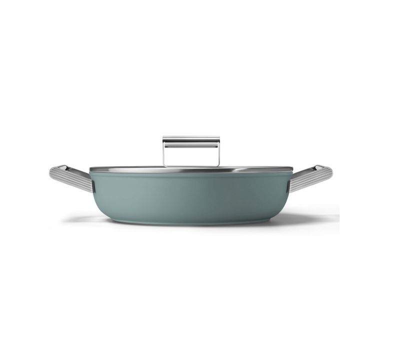 Sauteuse Vert émeraude Mat 28cm + Couvercle Dpf2812egm