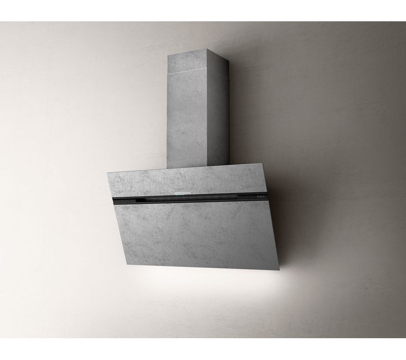 Hotte décorative ELICA STRIPE URBAN ZINC/A/90