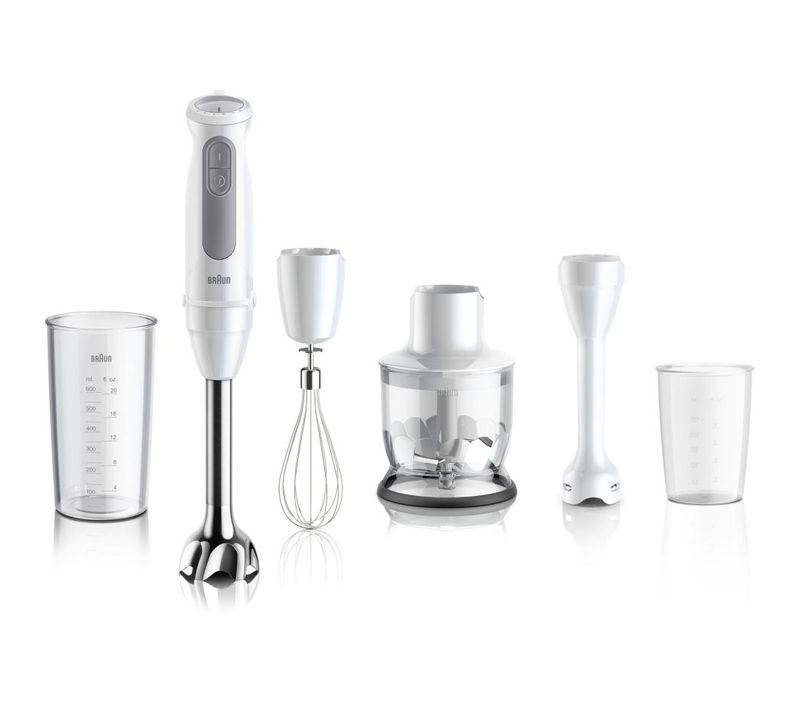 Mixeur Plongeant Multifonctions 1000w Blanc - Mq50220m