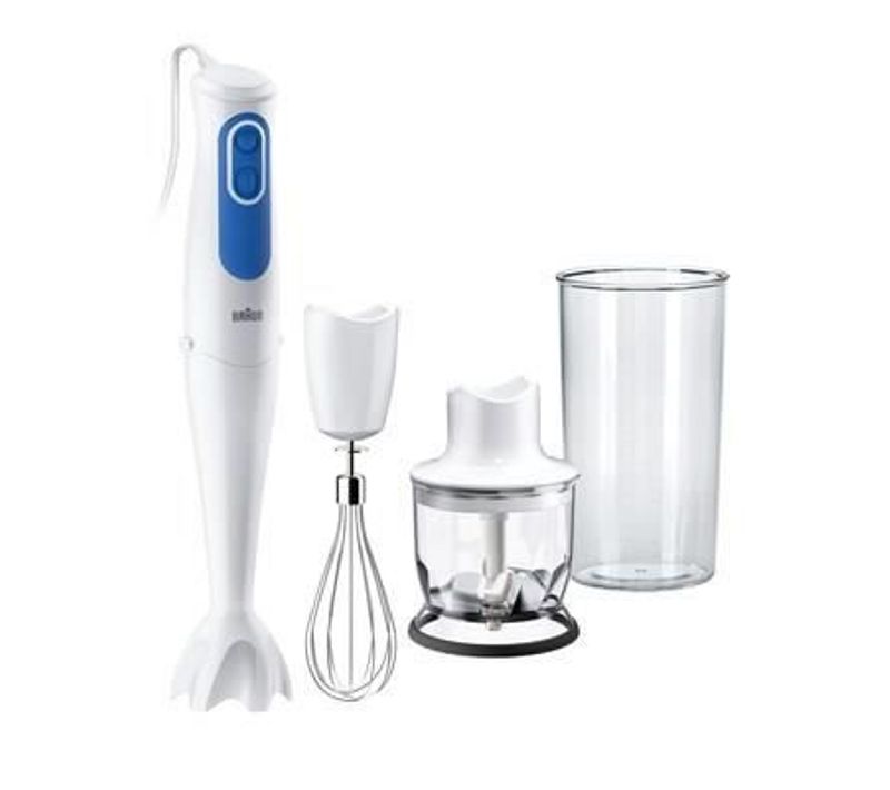 Pied Mixeur Mq3025wh Omelett - Multiquick 3 - 700watt - Technologie Powerbell Plus Et Splash Control