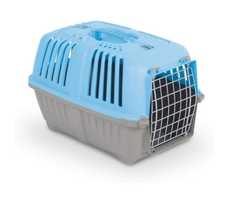 Caisse Transport - Aimé - Pratiko Pour Chien Et Chat En Plastique, 48 X 31 X 32 Cm, Porte En Métal