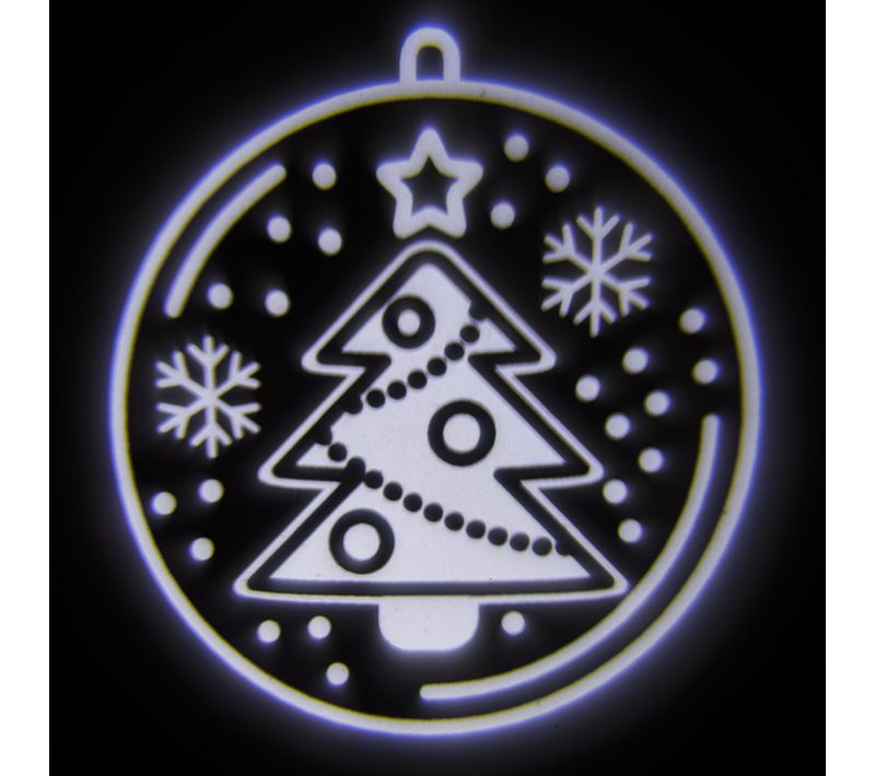 Projecteur LED Décoration De Noël - 2 M De Projection - Boule De Noël