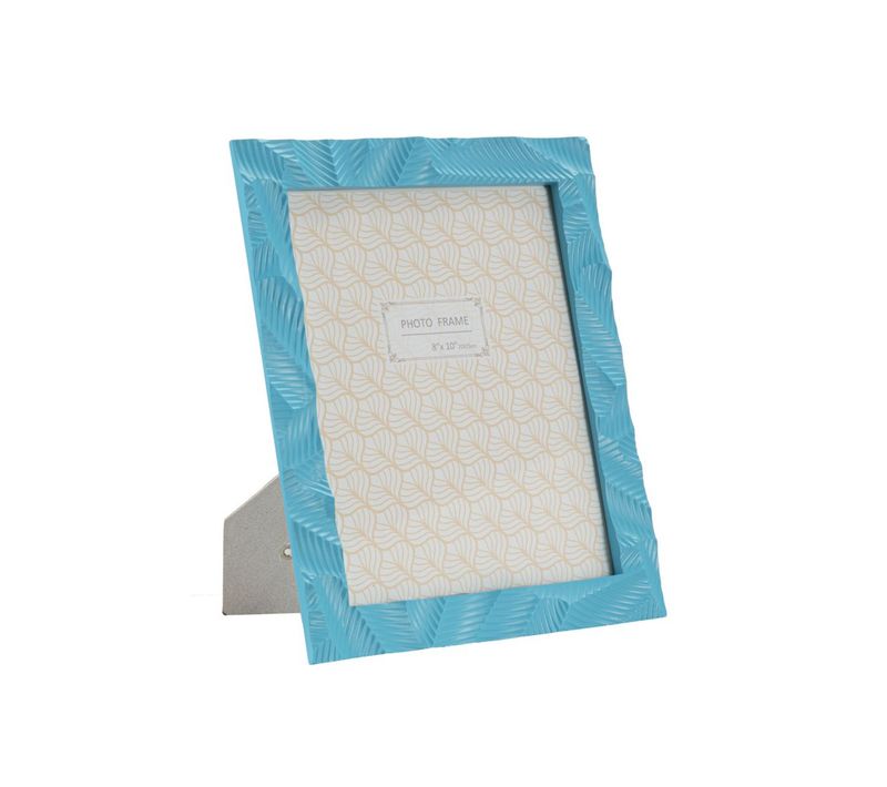 Cadre Photo Déco En Résine "light" 20x25cm Bleu Clair