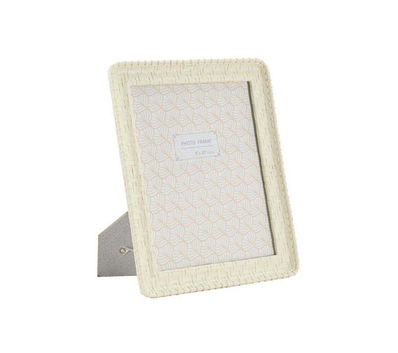 Cadre Photo Déco Bambou "style" 20x25cm Crème