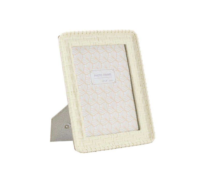 Cadre Photo Déco Bambou "style" 15x20cm Crème