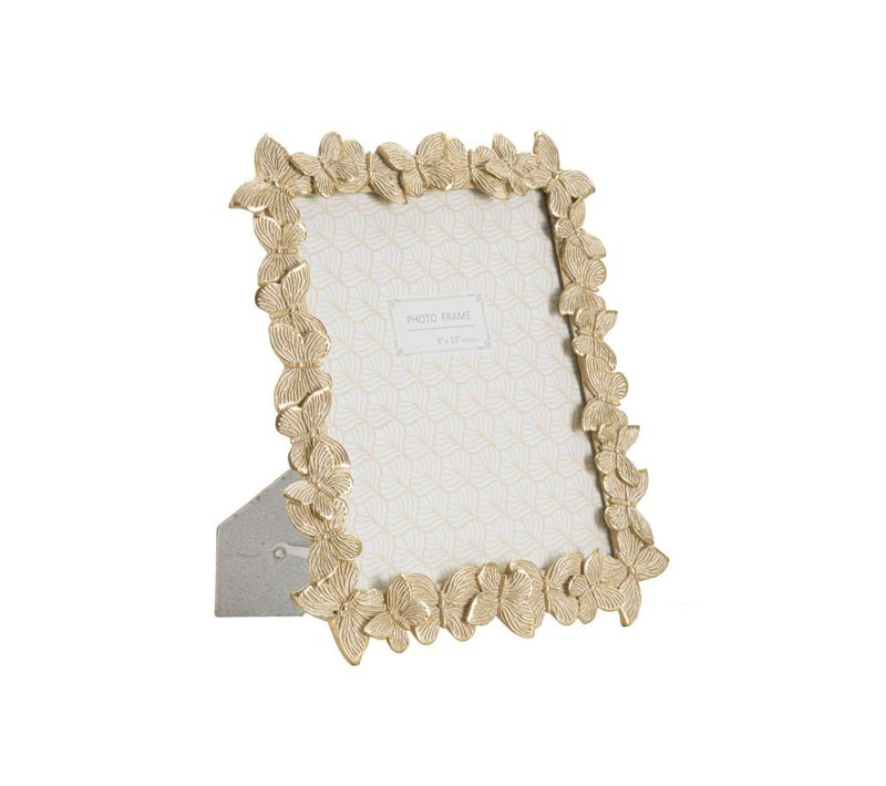 Cadre Photo Déco Papillons "farfalle" 20x25cm Doré