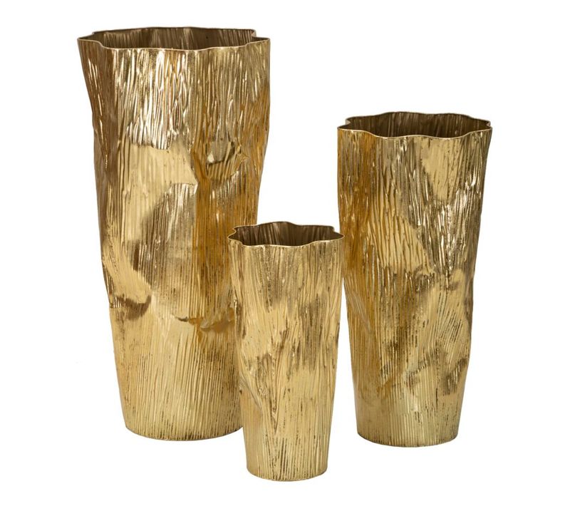 Ensemble De 3 Porte-vase Glolly Cm Ø 41x39x83- 32x31x67-23x25x49