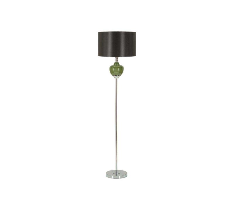 Lampadaire En Verre Et Métal Eva 40 X 160 Cm