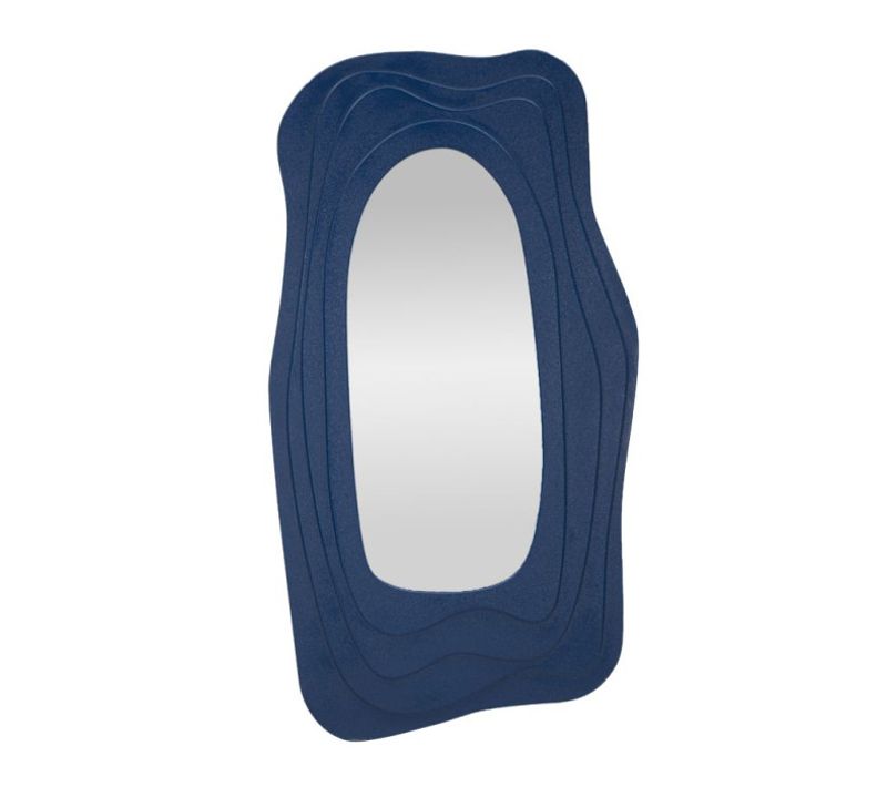 Miroir Mural Design "daphné" 165cm Bleu