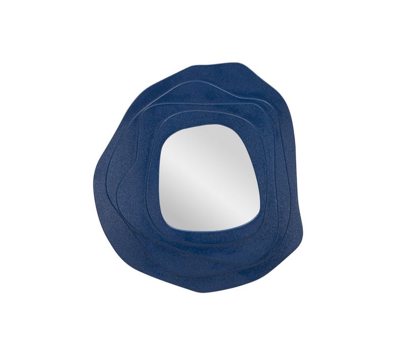 Miroir Mural Design "dalia" 97cm Bleu