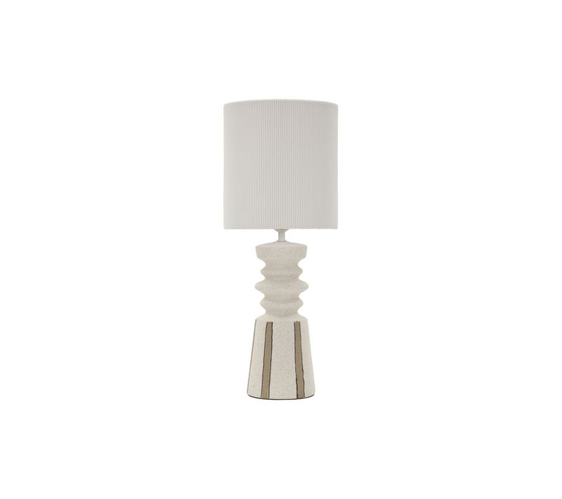 Lampe À Poser En Céramique "tribal" 57cm Multicolore
