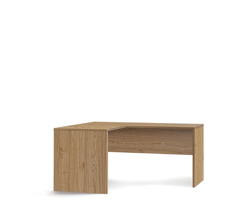 Bureau D’angle Gauche L180 En Kit - Marron