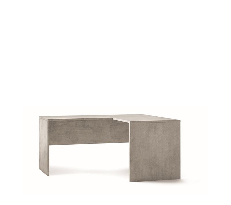 Bureau D’angle Droit L160 En Kit - Métal-clair