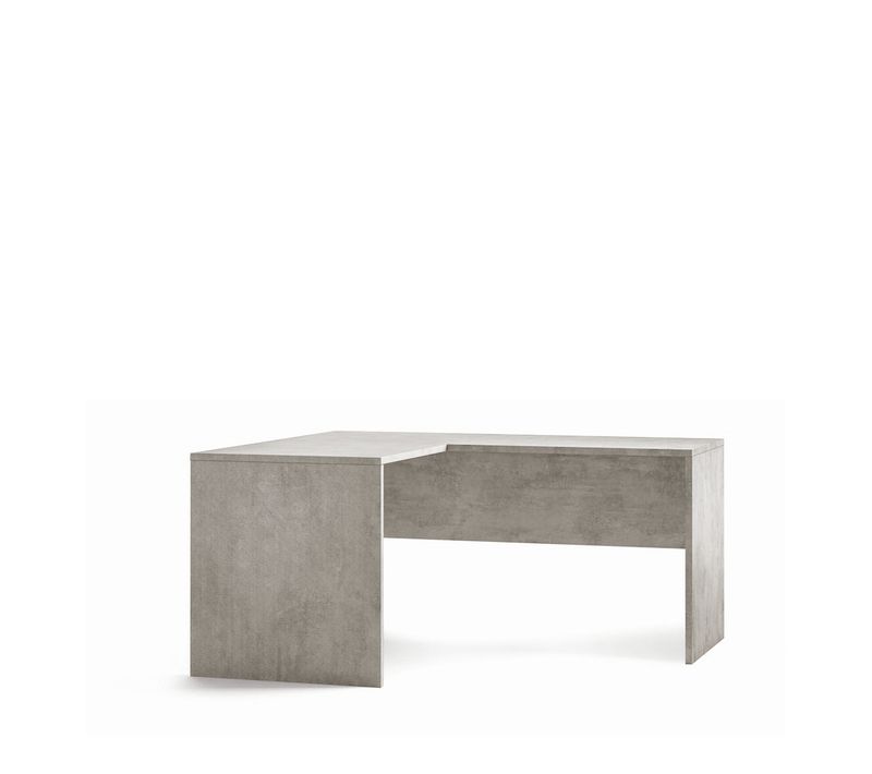 Bureau D’angle Gauche L160 En Kit - Métal-clair