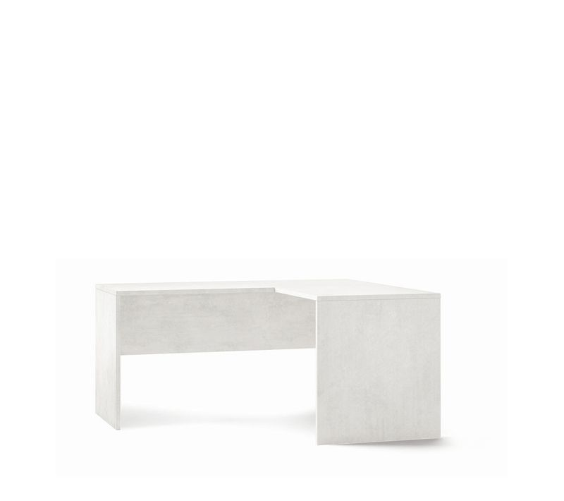 Bureau D’angle Droit L160 En Kit - Gris