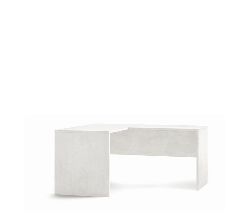 Bureau D’angle Gauche L160 En Kit - Gris