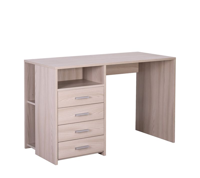 Bureau 4 Tiroirs L120 Kit - Beige