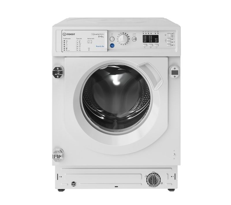 Lave-linge Séchant Encastrable - Biwdil861485eu - 8 à 6kg - Induction - 65 Cm - Blanc