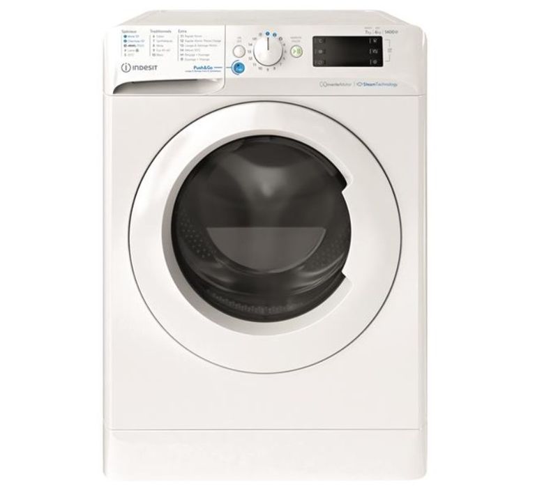Lave-linge Séchant Bde76435wvfr - 7 / 6 Kg - Induction - L60cm - 1400 Trs/min - Blanc