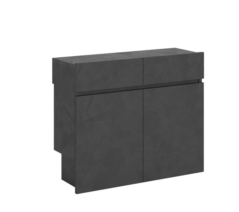 Bancs Inférieur Et Supérieur Extensible 26x72/300 Cm Evolve Anthracite Spatulé Rallonges Internes