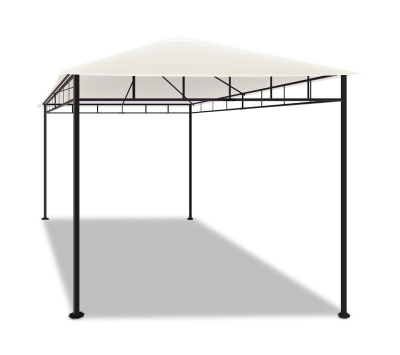 Beusi - Tonnelle De Jardin En Fer 3x2 M - Sans Auvents Latéraux