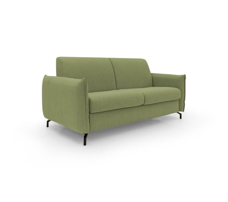 Scarlet Canapé Lit Convertible En Tissu Coton Mixte Imperméable T19 195 Cm (mat.140x197) Vert