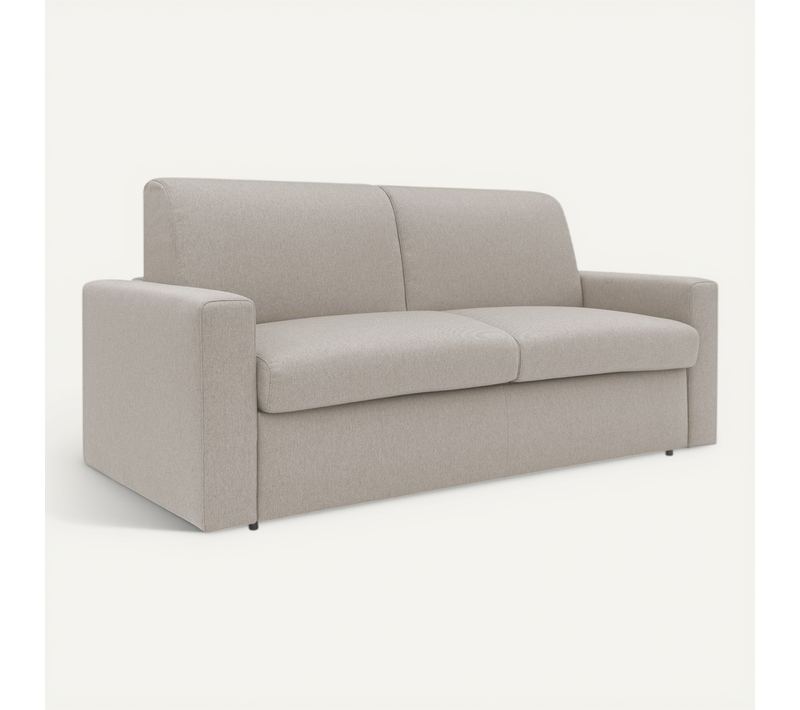 Kansas Canapé Lit Convertible H20 Cm En Tissu Imperméable T13 212 Cm (mat. 160x197) Creme