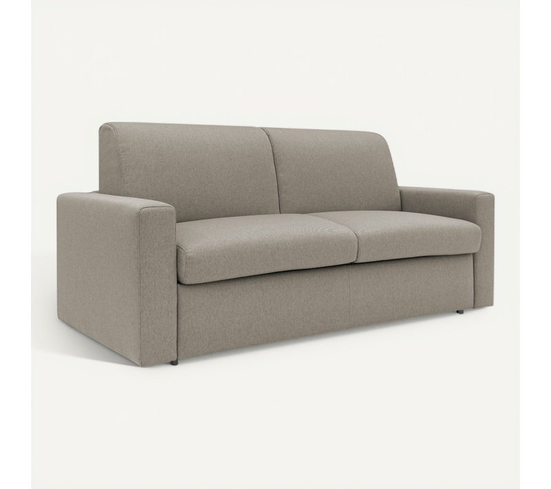 Kansas Canapé Lit Convertible H20 Cm En Tissu Imperméable T13 212 Cm (mat. 160x197) Taupe