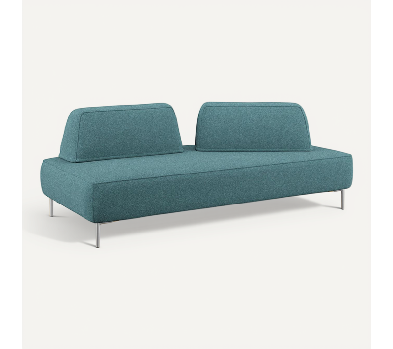 Newton Canapé Modulable Avec Dossier Amovibles T07 212 Cm Bleu Ciel