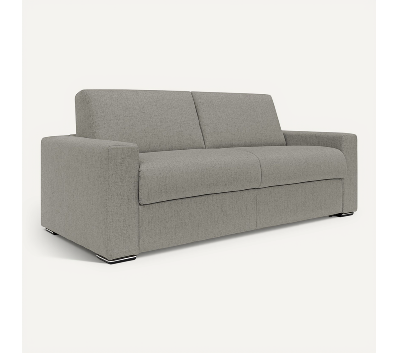 Nixon Canapé Convertible Matelas H20 En Tissu Imperméable T03 220 Cm (mat. 160x197) Brun