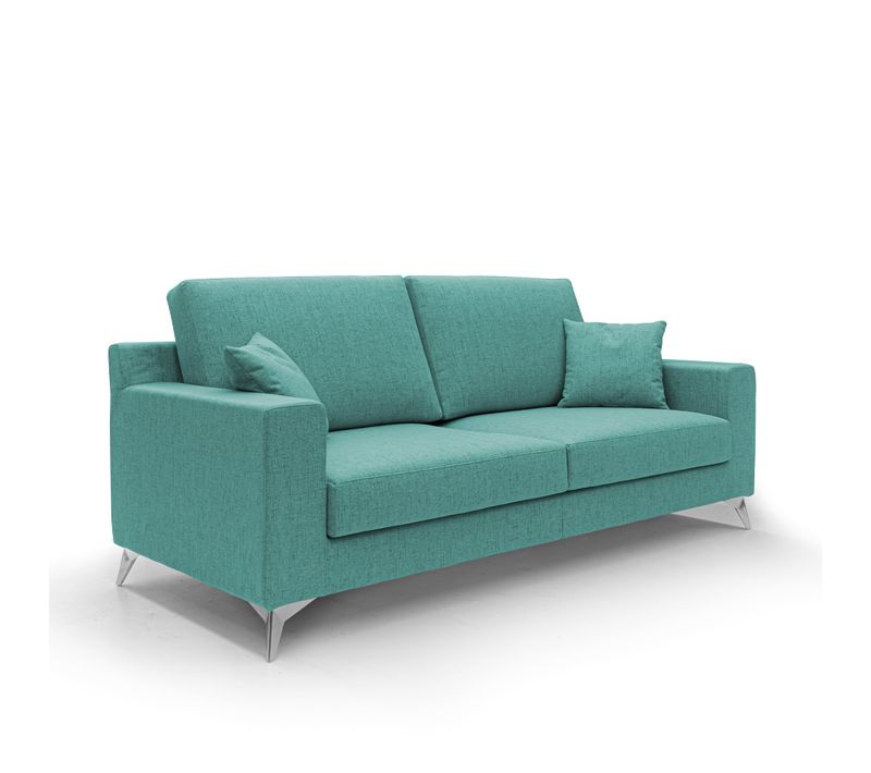 Michael Canapé En Tissu Imperméable Antitache T03 186 Cm Vert Aquamarine