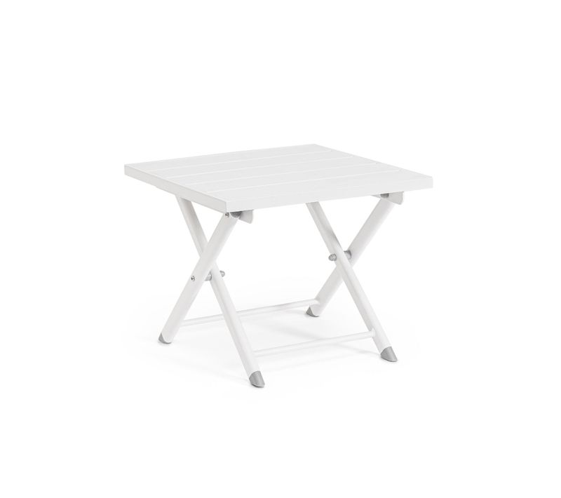 Table Basse Pliante De Jardin En Aluminium L44 - Cabourg