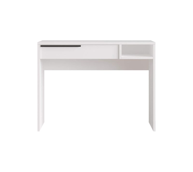 Bureau Boyum 100x44.5x75 Cm En De Panneau De Particules - Blanc