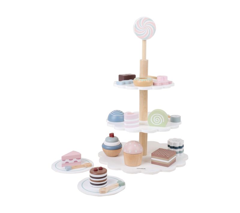Jeu De Desserts Et Pâtisseries Pour Enfants Naryal à Partir De 3 Ans Bois Multicolore
