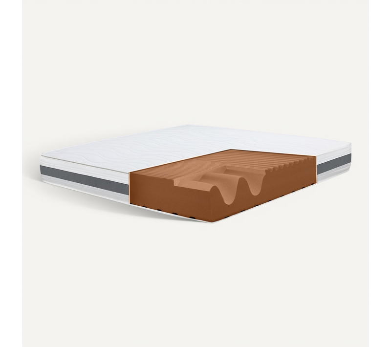 Matelas Mousse 140x200 cm BASIC Epaisseur 25 cm Made In Italy
